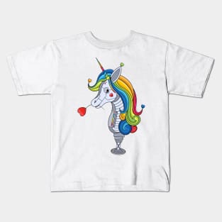 Mecha Cyborg The Last Unicorn Kids T-Shirt